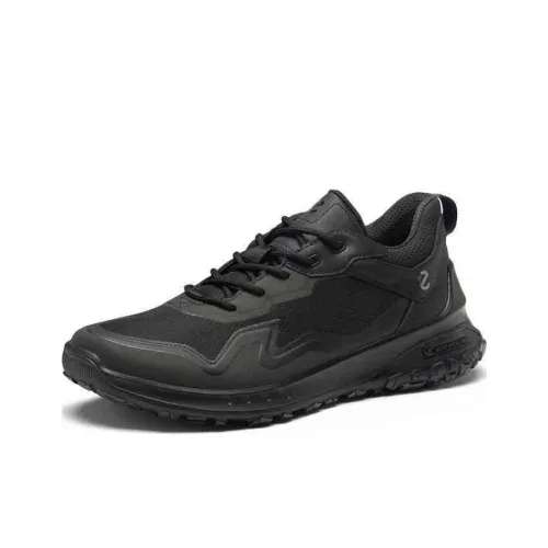 Ecco Otto Series Низкий Топ Походная Обувь Мужская Черная