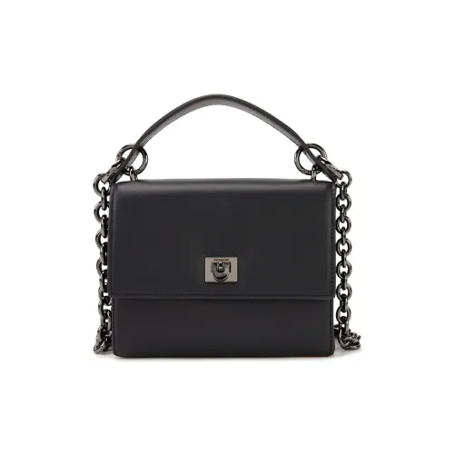 CALVIN KLEIN Sheepskin Bag Medium Women's Space Black