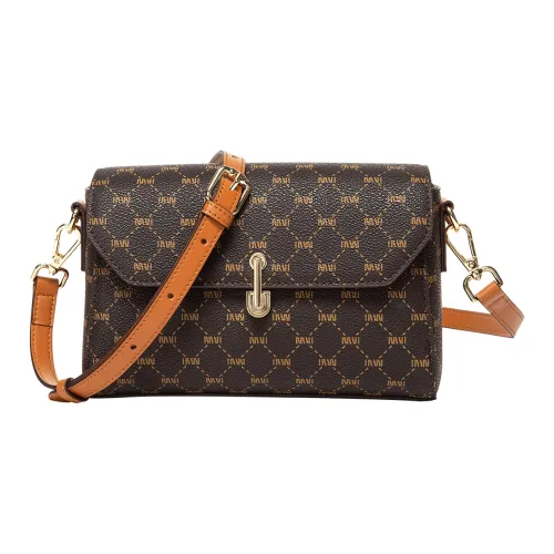 SEPTWOLVES Искусственная кожа Сумка через плечо Средняя Женская Кофейного цвета