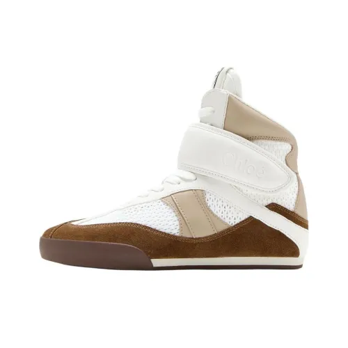 Chloe KICK High Топ Скейтборд Кроссовки Женские Белые