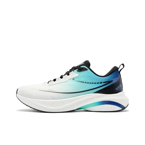 QIAODAN Rain Swallow 4,0 Беговые кроссовки Низкий Топ Jordan Белый/MARS Зеленый Мужской