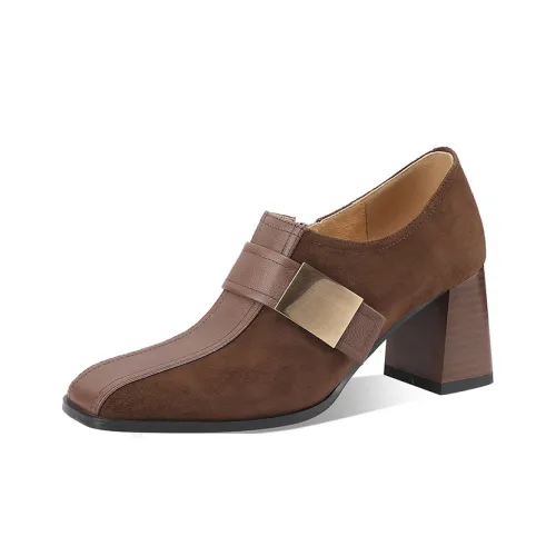 XICUNMINGWU Грубый каблук Высокие каблуки Женские