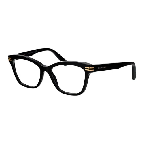BVLGARI Ацетат Прямоугольные Оправы для Очков Женские Черные