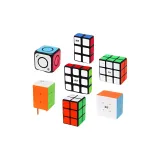 Qiyi 123 Кубик Рубика/Черный с черной подошвой