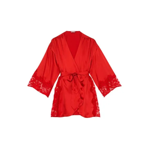 Victoria's Secret 24 Big Show Коллекция Сексуальный KI Сон Роба Женские Пряный Перечно-красный
