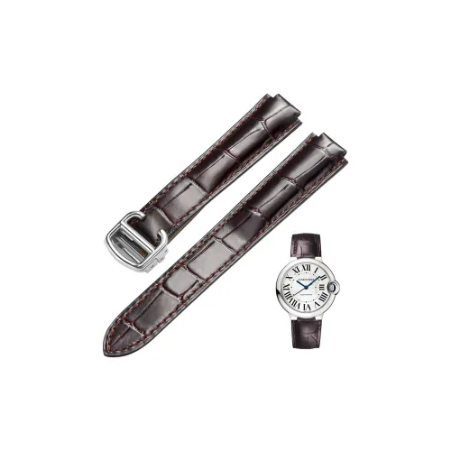 ZHISHENG Ремешок Совместимость с Cartier натуральная кожа материал 8 8,33 11 12 14 мм ширина интерфейса