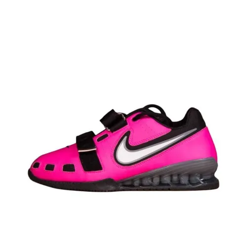 Nike Romaleos 2 Slip-Resistant Abrasion-Resistant Low-Top WEIGHTLIFTING Обувь Unisex Pink
