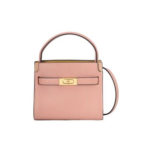 TORY BURCH Lee Radziwill Телячья кожа Сумка через плечо Сумка Мини Женская Розовая