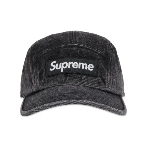 Supreme 100% хлопок Деним Кепки Мужской Черный