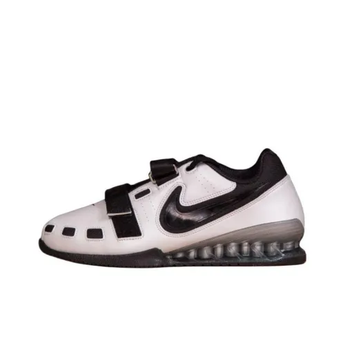 Nike Romaleos 2 Slip-Resistant Abrasion-Resistant Low-Top Training Shoes Men's White Black