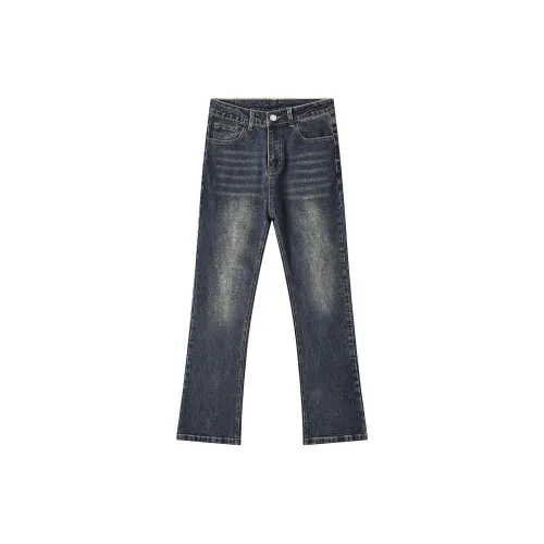 GEOFFREY B. SMALL Джинсы Унисекс Винтаж Синий