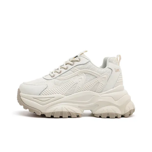 Lee визуально увеличивает рост Низкие топы Толстоподошвенные кроссовки Женские