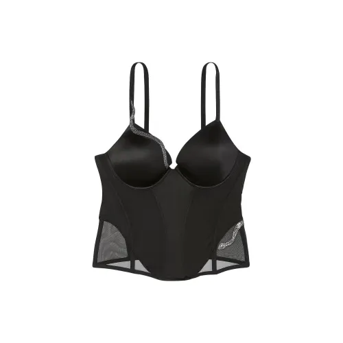 Victoria's Secret Snake Year Limited Collection Корректирующее белье Fishbone Бюстгальтер Женские Черный