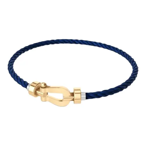 FRED 18К золото нержавеющая сталь браслеты унисекс синий