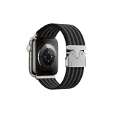 Четыре полосы ремня, черный, серый