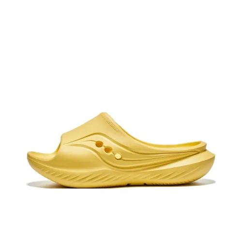Saucony Cradle Slip-on устойчивые к истиранию унисекс желтые