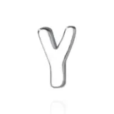 Серьги-гвоздики из стерлингового серебра, стиль Y