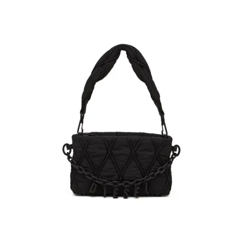 DIESEL Сумка через плечо среднего размера женская черная