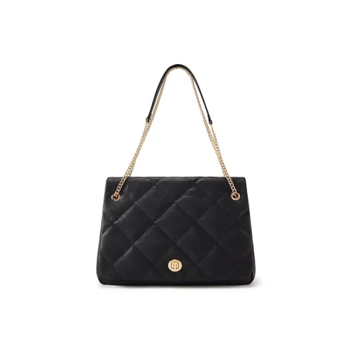 ELLE Сумка через плечо из синтетической кожи сумка-флип большая сумка женская черная карамельная