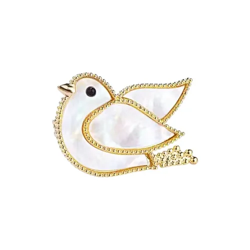 VERENA REINE Броши из меди с золотым покрытием унисекс