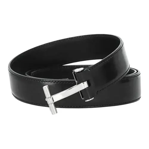 TOM FORD Телячья кожа Кожаные ремни Мужской Черный Ширина 2,9CM