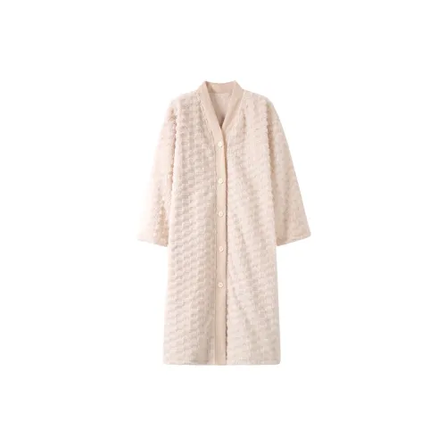 XIAFENYAN Ночная сорочка Женская Абрикос