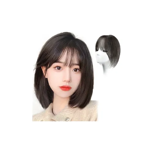 YUNQING Французский Liu Hai Парики Естественный Мокко
