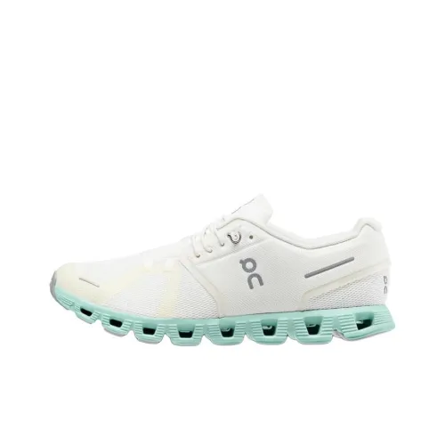 On Cloud 5 Амортизация Низкий Топ Повседневная Обувь Мужская Зеленая