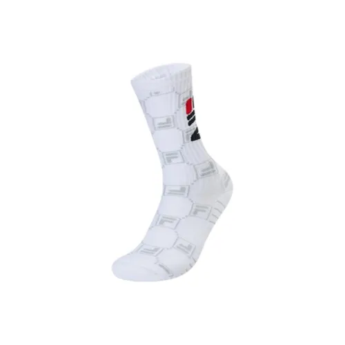 FILA ATHLETICS Теннис 1 упаковка Нефритовый Белый WT Мужские Высокие Носки