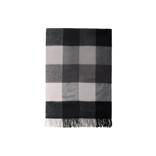 COACH Вязаные шарфы Мужской Черный Серый