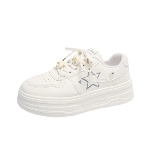 PARK DANCE Низкие кроссовки для скейтбординга женские цвет экрю