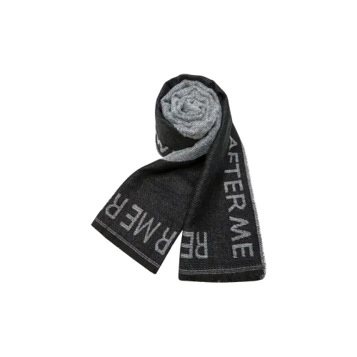 Narandu Полиэстер Трикотаж Шарфы Унисекс Черный