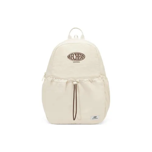 Skechers Ткань Рюкзак Большой Унисекс Бежевый