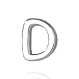 Серьги-гвоздики из стерлингового серебра, стиль D