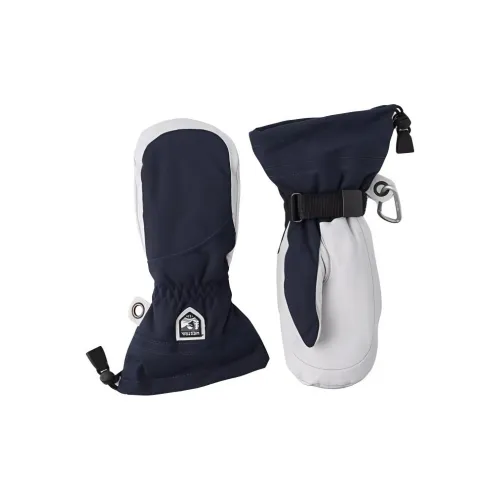 HESTRA Полиамид Полиэстер Козья кожа Спортивная кожа Перчатки для женщин Морской синий