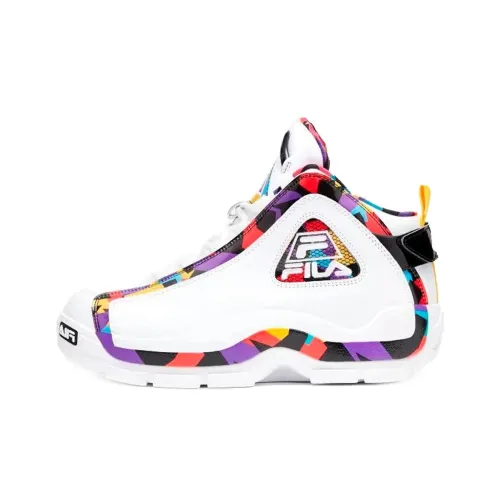 FILA Grant Hill 3 Баскетбольные кроссовки MID Топ Белый Синий Мужской