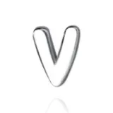 Серьги-гвоздики из стерлингового серебра, стиль V