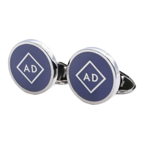 Dunhill Серебряные запонки Мужские Серебряные Серые