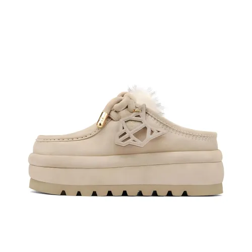 Naked Wolfe Устойчивые к истиранию Домашние тапочки Женские Бежевые