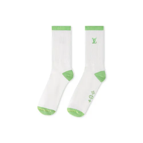 LOUIS VUITTON SS24 Носки до колена Мужские 1 упаковка Многоцветные