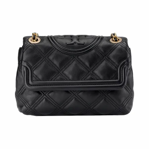 TORY BURCH Fleming Sheepskin Crossbody Bag Shoulder Bag Women's Black TORY BURCH Fleming Овчина Сумка через плечо Сумка на плечо Женская Черная