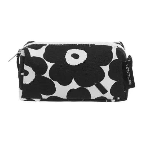 MARIMEKKO Хлопок Путешествие Хранение Сумка Мини Унисекс Черный Белый