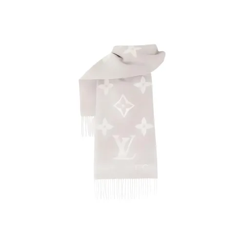 LOUIS VUITTON REYKJAVIK Вязаные шарфы Женские Серый