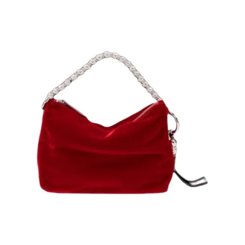 Jimmy Choo Сумка из ткани женская красная
