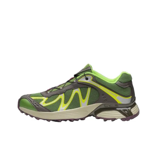 SALOMON XT WHISPER Slip-resistant Abrasion-resistant Low Top Casual Unisex Green SALOMON XT Шепот Противоскользящий Устойчивый к истиранию Низкий Топ Повседневный Унисекс Зеленый
