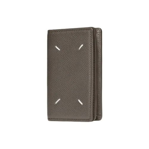 Maison Margiela Телячья кожа Держатель для карт Женские Темно-серый