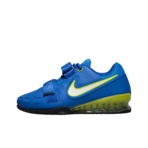 Nike Romaleos 2 Slip-Resistant Abrasion-Resistant Low-Top Training Shoes Unisex Blue Найк Ромалео 2 противоскользящие устойчивые к истиранию низкие кроссовки для тренировок унисекс синие