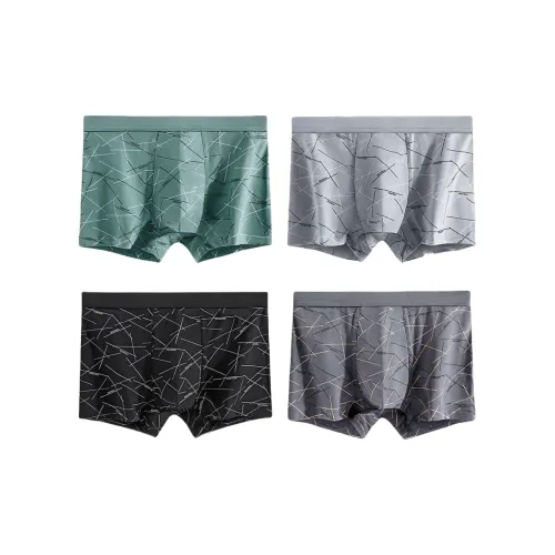 OEING Трусы Мужские 4 штуки смешанные цвета