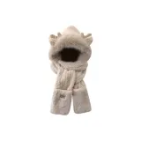 Маленький Дракон рог Набор из трех предметов [Бежевый]