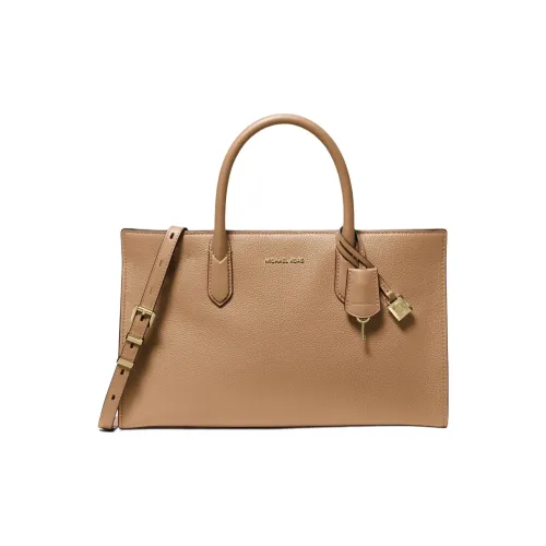 MICHAEL KORS Scarlett Коровья кожа Сумка через плечо Сумка среднего размера Женская Светло-коричневая